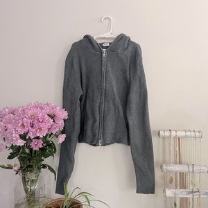 BRANDY MELVILLE cropped zip up